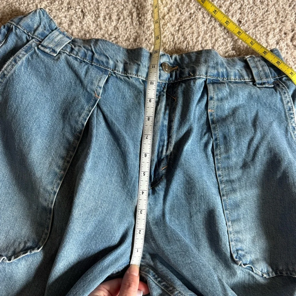 Free People We The Free Women's Maeve Low-Slung Oversized Jeans Medium - Picture 10 of 11